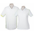Men's or Ladies' Polo Shirt w/ Contrasting Sleeve Trim - 25 Day Custom Overseas Express